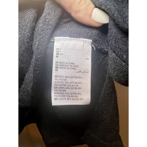 Women’s Dark Gray Tunic Sweater Size Small Style & Co - Picture 7 of 8